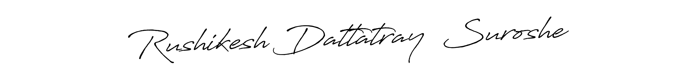 Make a beautiful signature design for name Rushikesh Dattatray  Suroshe. Use this online signature maker to create a handwritten signature for free. Rushikesh Dattatray  Suroshe signature style 7 images and pictures png