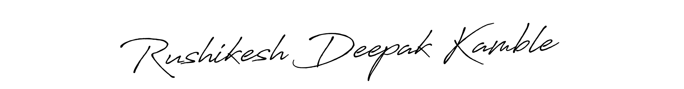 Also we have Rushikesh Deepak Kamble name is the best signature style. Create professional handwritten signature collection using Antro_Vectra_Bolder autograph style. Rushikesh Deepak Kamble signature style 7 images and pictures png