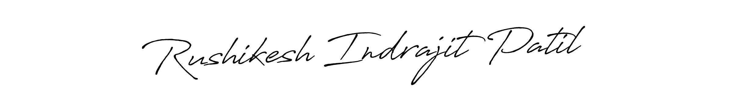 Design your own signature with our free online signature maker. With this signature software, you can create a handwritten (Antro_Vectra_Bolder) signature for name Rushikesh Indrajit Patil. Rushikesh Indrajit Patil signature style 7 images and pictures png
