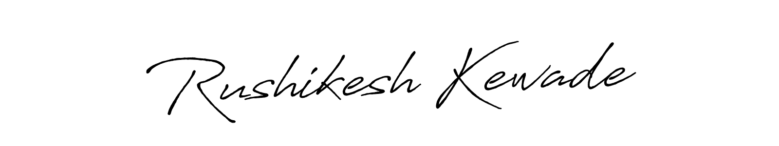 How to make Rushikesh Kewade signature? Antro_Vectra_Bolder is a professional autograph style. Create handwritten signature for Rushikesh Kewade name. Rushikesh Kewade signature style 7 images and pictures png