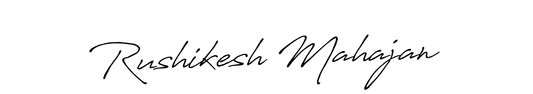 Rushikesh Mahajan stylish signature style. Best Handwritten Sign (Antro_Vectra_Bolder) for my name. Handwritten Signature Collection Ideas for my name Rushikesh Mahajan. Rushikesh Mahajan signature style 7 images and pictures png