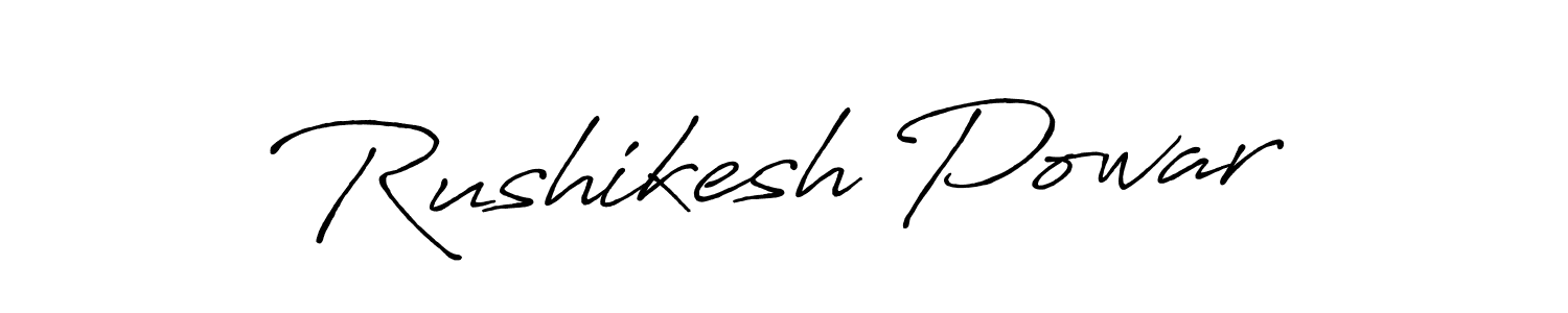 Use a signature maker to create a handwritten signature online. With this signature software, you can design (Antro_Vectra_Bolder) your own signature for name Rushikesh Powar. Rushikesh Powar signature style 7 images and pictures png
