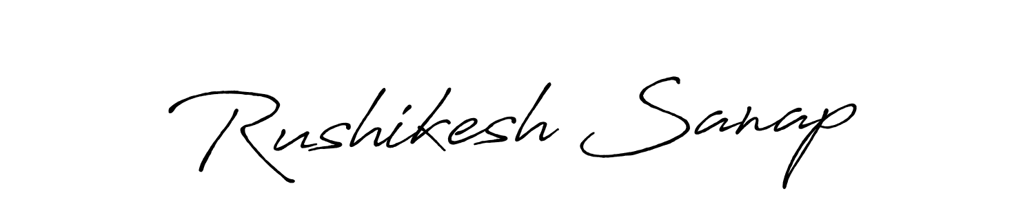 How to Draw Rushikesh Sanap signature style? Antro_Vectra_Bolder is a latest design signature styles for name Rushikesh Sanap. Rushikesh Sanap signature style 7 images and pictures png