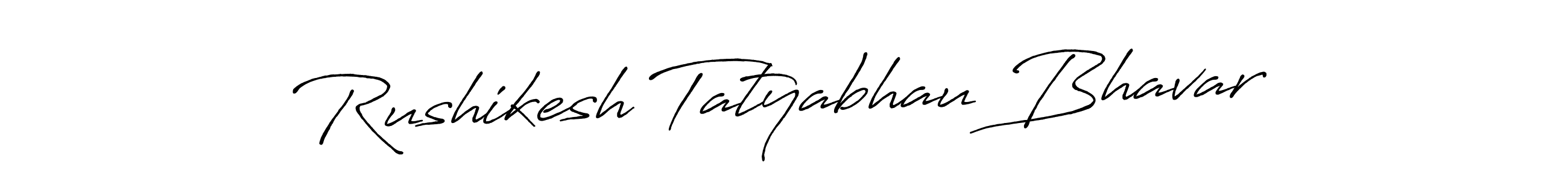 Make a beautiful signature design for name Rushikesh Tatyabhau Bhavar. Use this online signature maker to create a handwritten signature for free. Rushikesh Tatyabhau Bhavar signature style 7 images and pictures png