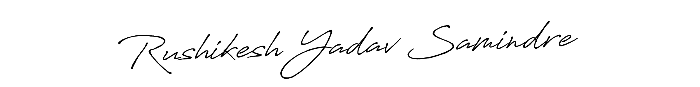 You can use this online signature creator to create a handwritten signature for the name Rushikesh Yadav Samindre. This is the best online autograph maker. Rushikesh Yadav Samindre signature style 7 images and pictures png