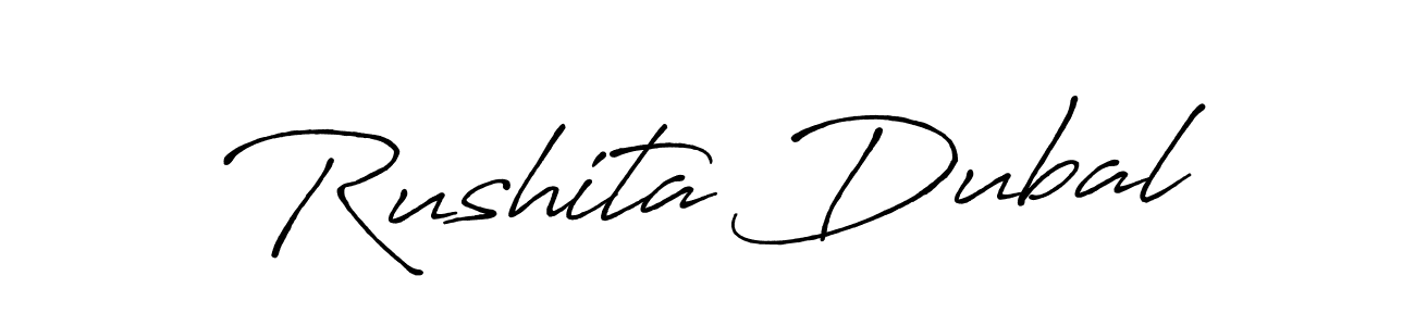 if you are searching for the best signature style for your name Rushita Dubal. so please give up your signature search. here we have designed multiple signature styles  using Antro_Vectra_Bolder. Rushita Dubal signature style 7 images and pictures png