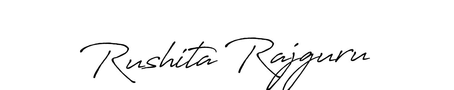 How to Draw Rushita Rajguru signature style? Antro_Vectra_Bolder is a latest design signature styles for name Rushita Rajguru. Rushita Rajguru signature style 7 images and pictures png