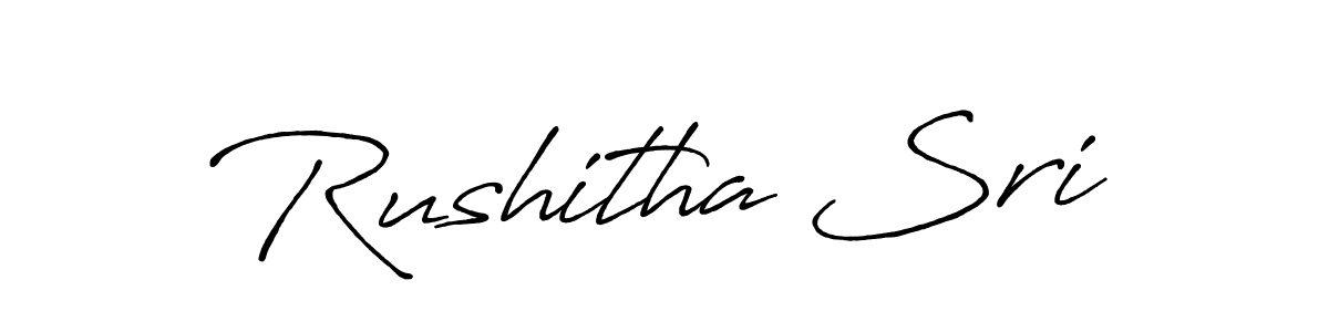 Best and Professional Signature Style for Rushitha Sri. Antro_Vectra_Bolder Best Signature Style Collection. Rushitha Sri signature style 7 images and pictures png