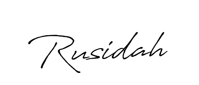 Make a short Rusidah signature style. Manage your documents anywhere anytime using Antro_Vectra_Bolder. Create and add eSignatures, submit forms, share and send files easily. Rusidah signature style 7 images and pictures png