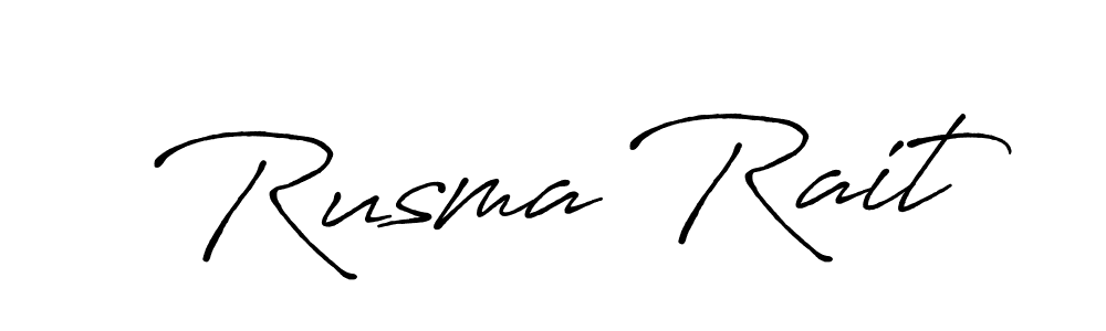 Once you've used our free online signature maker to create your best signature Antro_Vectra_Bolder style, it's time to enjoy all of the benefits that Rusma Rait name signing documents. Rusma Rait signature style 7 images and pictures png