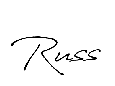 The best way (Antro_Vectra_Bolder) to make a short signature is to pick only two or three words in your name. The name Russ include a total of six letters. For converting this name. Russ signature style 7 images and pictures png