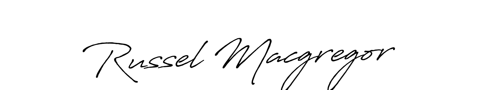 You should practise on your own different ways (Antro_Vectra_Bolder) to write your name (Russel Macgregor) in signature. don't let someone else do it for you. Russel Macgregor signature style 7 images and pictures png