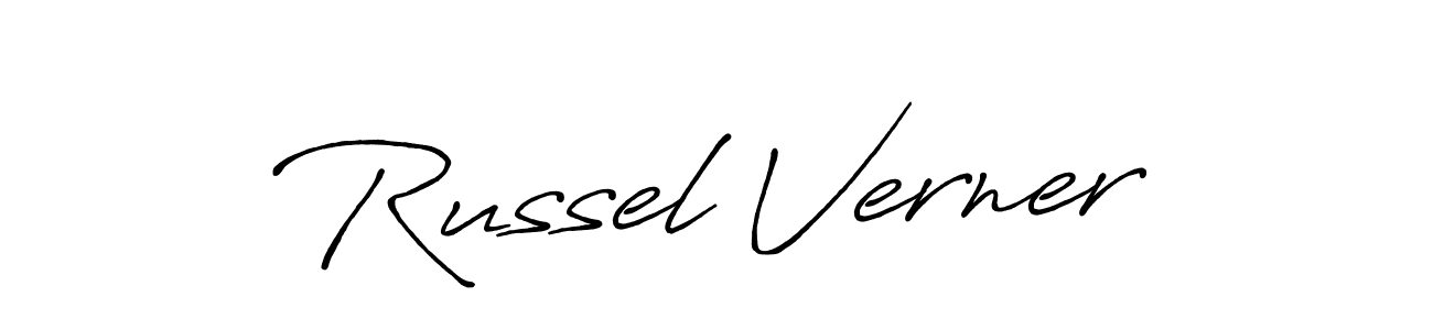 Best and Professional Signature Style for Russel Verner. Antro_Vectra_Bolder Best Signature Style Collection. Russel Verner signature style 7 images and pictures png