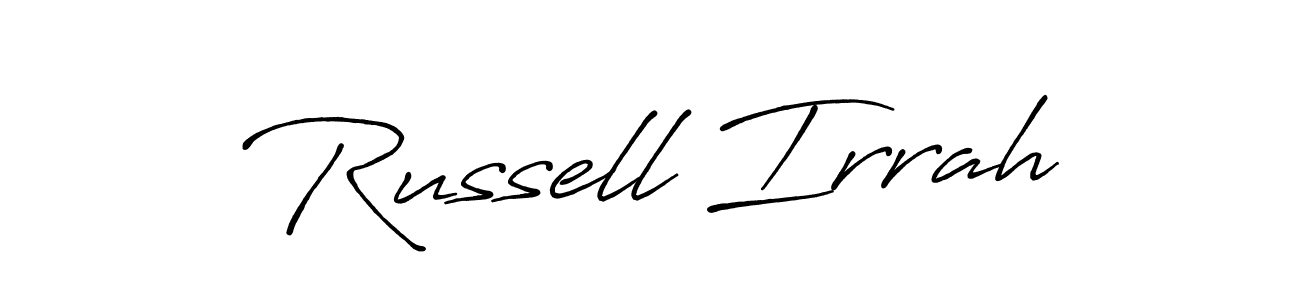 See photos of Russell Irrah official signature by Spectra . Check more albums & portfolios. Read reviews & check more about Antro_Vectra_Bolder font. Russell Irrah signature style 7 images and pictures png