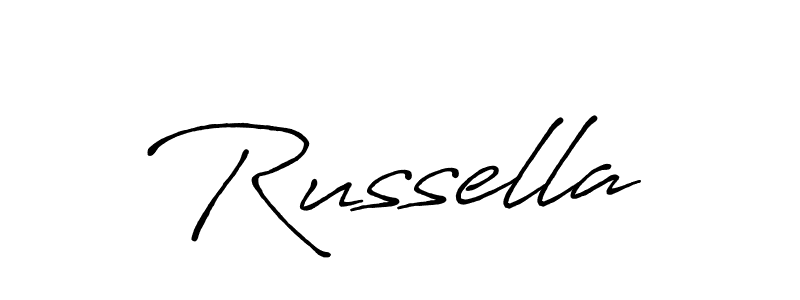 How to Draw Russella signature style? Antro_Vectra_Bolder is a latest design signature styles for name Russella. Russella signature style 7 images and pictures png
