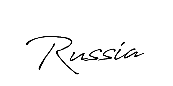 How to Draw Russia signature style? Antro_Vectra_Bolder is a latest design signature styles for name Russia. Russia signature style 7 images and pictures png