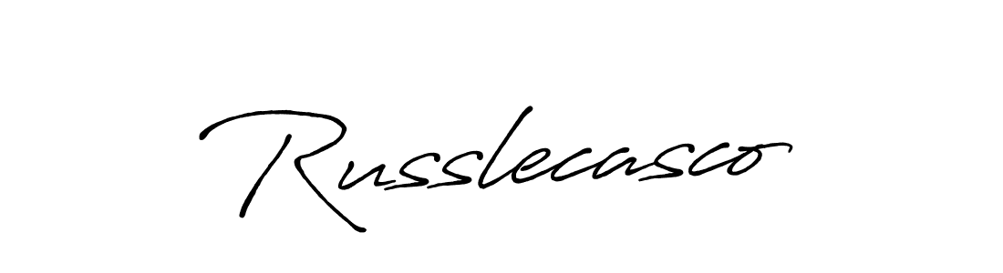 if you are searching for the best signature style for your name Russlecasco. so please give up your signature search. here we have designed multiple signature styles  using Antro_Vectra_Bolder. Russlecasco signature style 7 images and pictures png