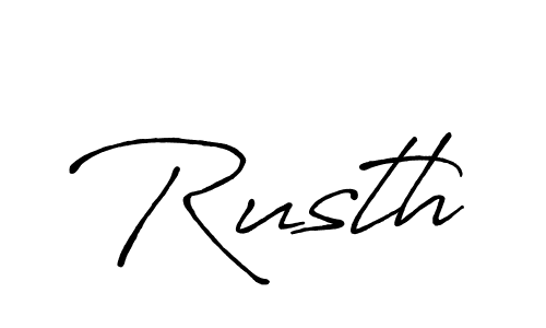 Design your own signature with our free online signature maker. With this signature software, you can create a handwritten (Antro_Vectra_Bolder) signature for name Rusth. Rusth signature style 7 images and pictures png