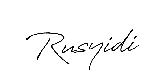Make a beautiful signature design for name Rusyidi. Use this online signature maker to create a handwritten signature for free. Rusyidi signature style 7 images and pictures png