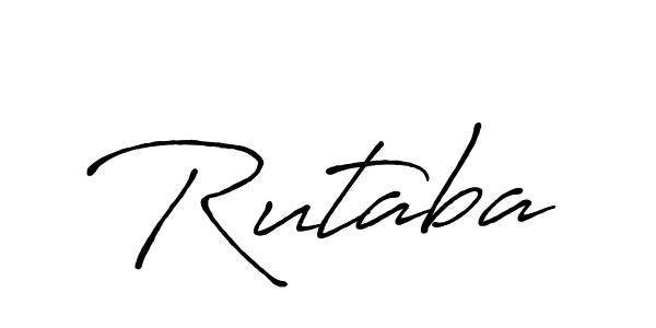 Once you've used our free online signature maker to create your best signature Antro_Vectra_Bolder style, it's time to enjoy all of the benefits that Rutaba name signing documents. Rutaba signature style 7 images and pictures png