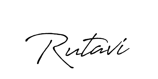 You should practise on your own different ways (Antro_Vectra_Bolder) to write your name (Rutavi) in signature. don't let someone else do it for you. Rutavi signature style 7 images and pictures png