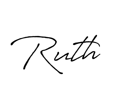 Also You can easily find your signature by using the search form. We will create Ruth name handwritten signature images for you free of cost using Antro_Vectra_Bolder sign style. Ruth signature style 7 images and pictures png