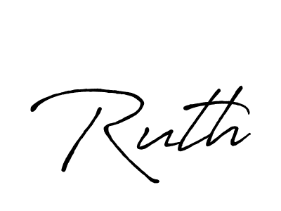Create a beautiful signature design for name Ruth. With this signature (Antro_Vectra_Bolder) fonts, you can make a handwritten signature for free. Ruth signature style 7 images and pictures png