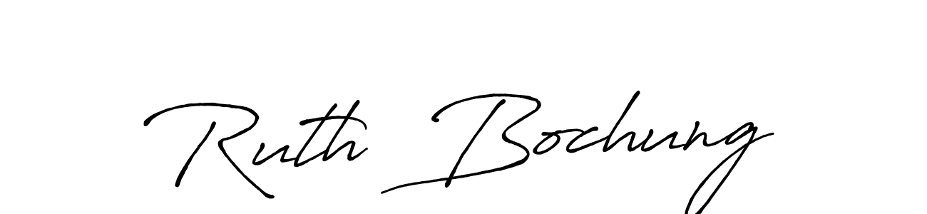 How to make Ruth  Bochung signature? Antro_Vectra_Bolder is a professional autograph style. Create handwritten signature for Ruth  Bochung name. Ruth  Bochung signature style 7 images and pictures png