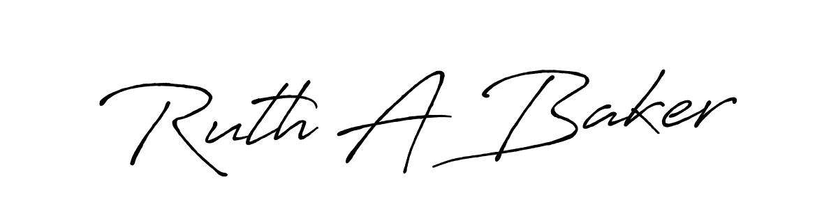 Similarly Antro_Vectra_Bolder is the best handwritten signature design. Signature creator online .You can use it as an online autograph creator for name Ruth A Baker. Ruth A Baker signature style 7 images and pictures png
