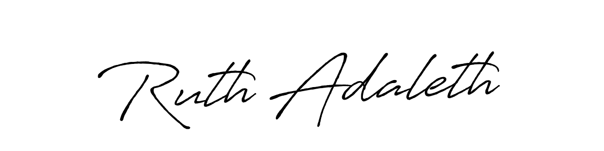 if you are searching for the best signature style for your name Ruth Adaleth. so please give up your signature search. here we have designed multiple signature styles  using Antro_Vectra_Bolder. Ruth Adaleth signature style 7 images and pictures png