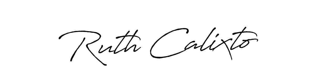 Best and Professional Signature Style for Ruth Calixto. Antro_Vectra_Bolder Best Signature Style Collection. Ruth Calixto signature style 7 images and pictures png