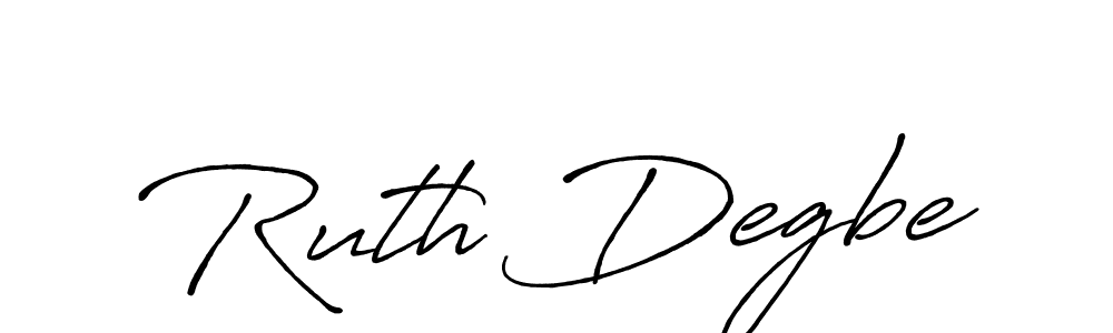 Antro_Vectra_Bolder is a professional signature style that is perfect for those who want to add a touch of class to their signature. It is also a great choice for those who want to make their signature more unique. Get Ruth Degbe name to fancy signature for free. Ruth Degbe signature style 7 images and pictures png