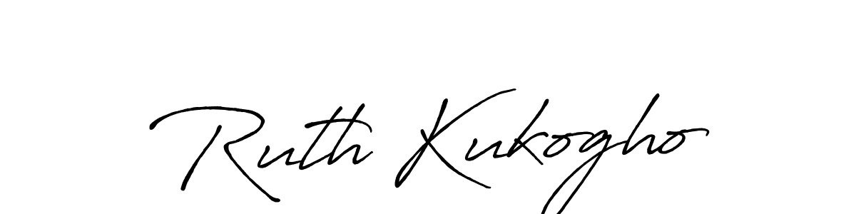 Also You can easily find your signature by using the search form. We will create Ruth Kukogho name handwritten signature images for you free of cost using Antro_Vectra_Bolder sign style. Ruth Kukogho signature style 7 images and pictures png