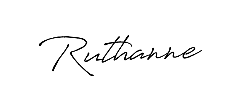 Design your own signature with our free online signature maker. With this signature software, you can create a handwritten (Antro_Vectra_Bolder) signature for name Ruthanne. Ruthanne signature style 7 images and pictures png