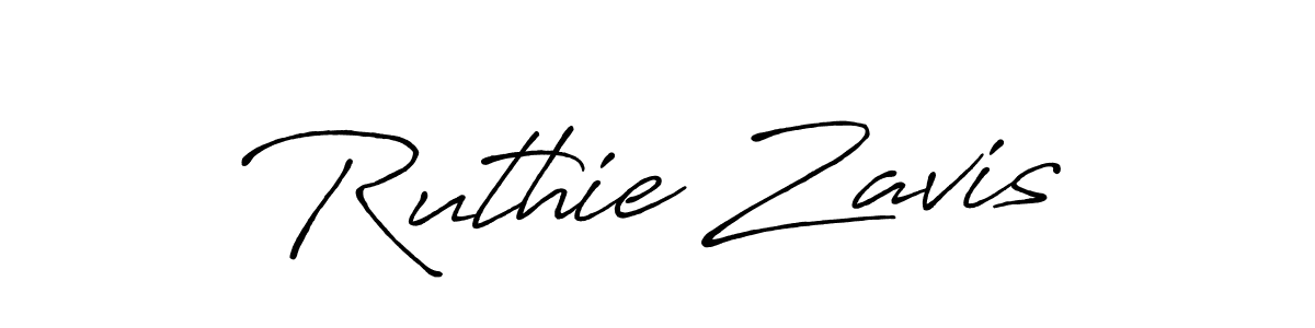 It looks lik you need a new signature style for name Ruthie Zavis. Design unique handwritten (Antro_Vectra_Bolder) signature with our free signature maker in just a few clicks. Ruthie Zavis signature style 7 images and pictures png