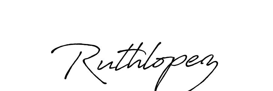 It looks lik you need a new signature style for name Ruthlopez. Design unique handwritten (Antro_Vectra_Bolder) signature with our free signature maker in just a few clicks. Ruthlopez signature style 7 images and pictures png