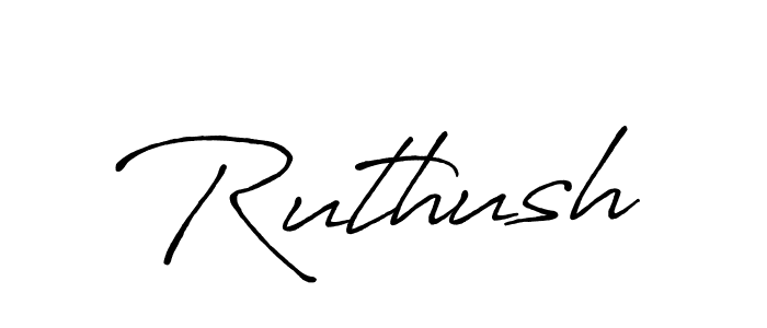 Antro_Vectra_Bolder is a professional signature style that is perfect for those who want to add a touch of class to their signature. It is also a great choice for those who want to make their signature more unique. Get Ruthush name to fancy signature for free. Ruthush signature style 7 images and pictures png