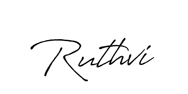 Also we have Ruthvi name is the best signature style. Create professional handwritten signature collection using Antro_Vectra_Bolder autograph style. Ruthvi signature style 7 images and pictures png