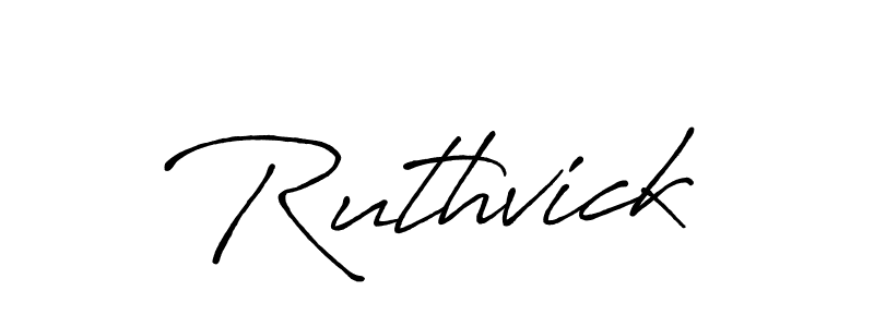 Design your own signature with our free online signature maker. With this signature software, you can create a handwritten (Antro_Vectra_Bolder) signature for name Ruthvick. Ruthvick signature style 7 images and pictures png