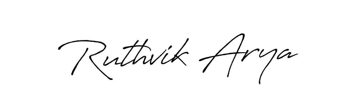 Similarly Antro_Vectra_Bolder is the best handwritten signature design. Signature creator online .You can use it as an online autograph creator for name Ruthvik Arya. Ruthvik Arya signature style 7 images and pictures png