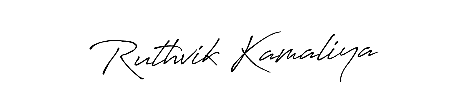 Also You can easily find your signature by using the search form. We will create Ruthvik Kamaliya name handwritten signature images for you free of cost using Antro_Vectra_Bolder sign style. Ruthvik Kamaliya signature style 7 images and pictures png