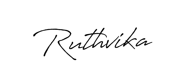 Also we have Ruthvika name is the best signature style. Create professional handwritten signature collection using Antro_Vectra_Bolder autograph style. Ruthvika signature style 7 images and pictures png