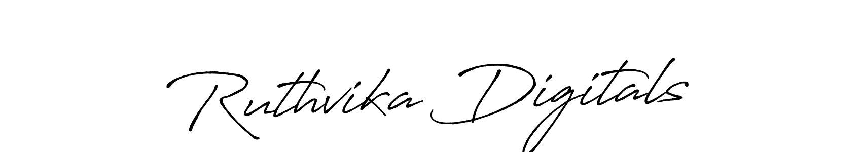 How to make Ruthvika Digitals signature? Antro_Vectra_Bolder is a professional autograph style. Create handwritten signature for Ruthvika Digitals name. Ruthvika Digitals signature style 7 images and pictures png