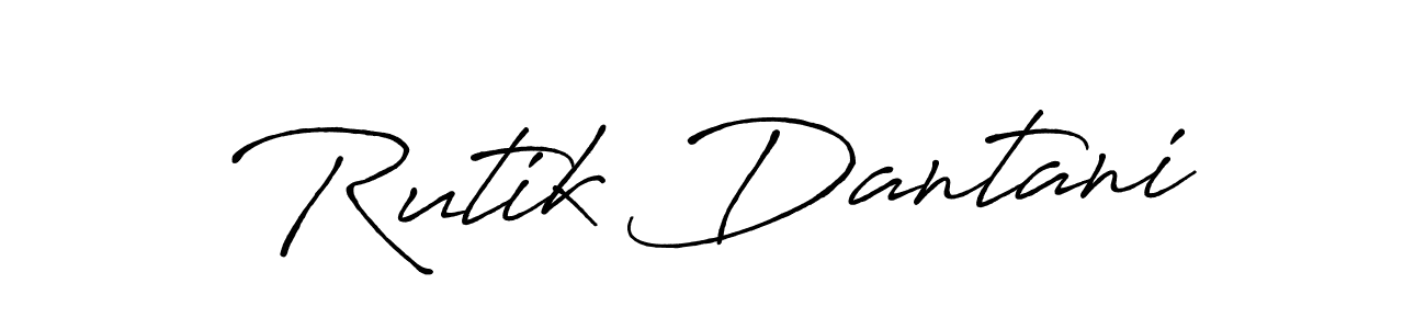Antro_Vectra_Bolder is a professional signature style that is perfect for those who want to add a touch of class to their signature. It is also a great choice for those who want to make their signature more unique. Get Rutik Dantani name to fancy signature for free. Rutik Dantani signature style 7 images and pictures png