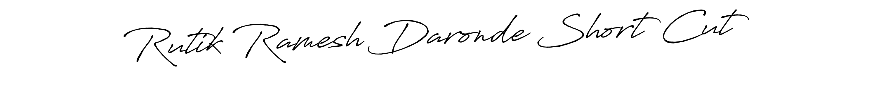 Also You can easily find your signature by using the search form. We will create Rutik Ramesh Daronde Short Cut name handwritten signature images for you free of cost using Antro_Vectra_Bolder sign style. Rutik Ramesh Daronde Short Cut signature style 7 images and pictures png