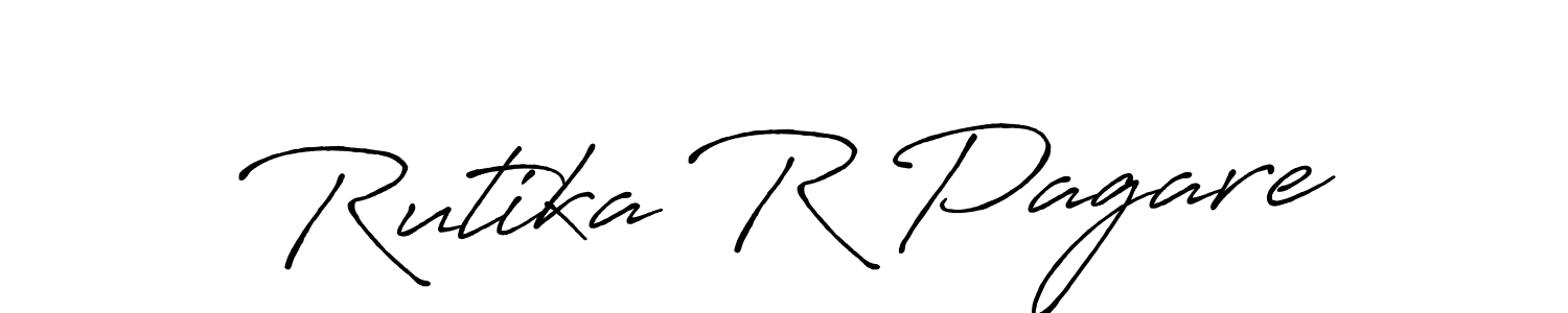It looks lik you need a new signature style for name Rutika R Pagare. Design unique handwritten (Antro_Vectra_Bolder) signature with our free signature maker in just a few clicks. Rutika R Pagare signature style 7 images and pictures png