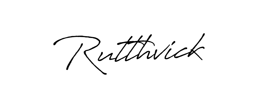 Antro_Vectra_Bolder is a professional signature style that is perfect for those who want to add a touch of class to their signature. It is also a great choice for those who want to make their signature more unique. Get Rutthvick name to fancy signature for free. Rutthvick signature style 7 images and pictures png