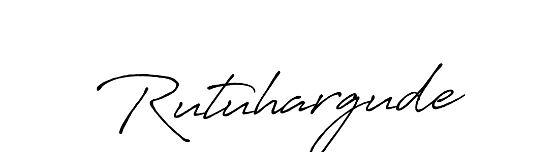 Also You can easily find your signature by using the search form. We will create Rutuhargude name handwritten signature images for you free of cost using Antro_Vectra_Bolder sign style. Rutuhargude signature style 7 images and pictures png