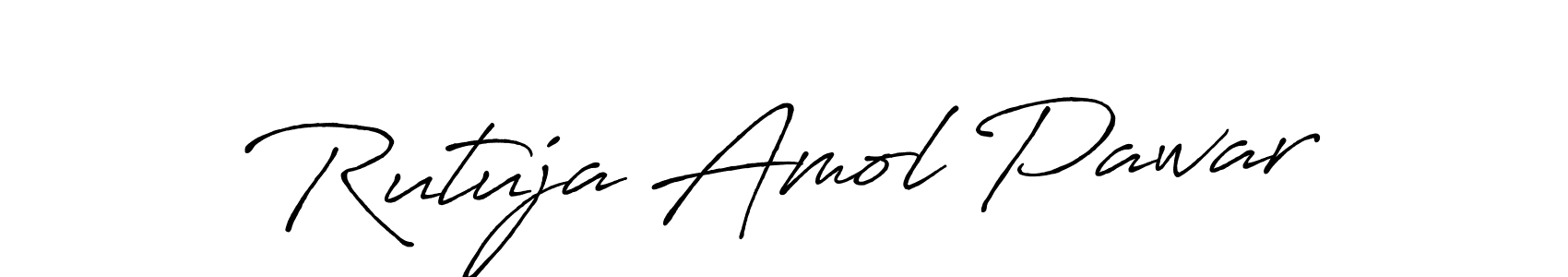 It looks lik you need a new signature style for name Rutuja Amol Pawar. Design unique handwritten (Antro_Vectra_Bolder) signature with our free signature maker in just a few clicks. Rutuja Amol Pawar signature style 7 images and pictures png