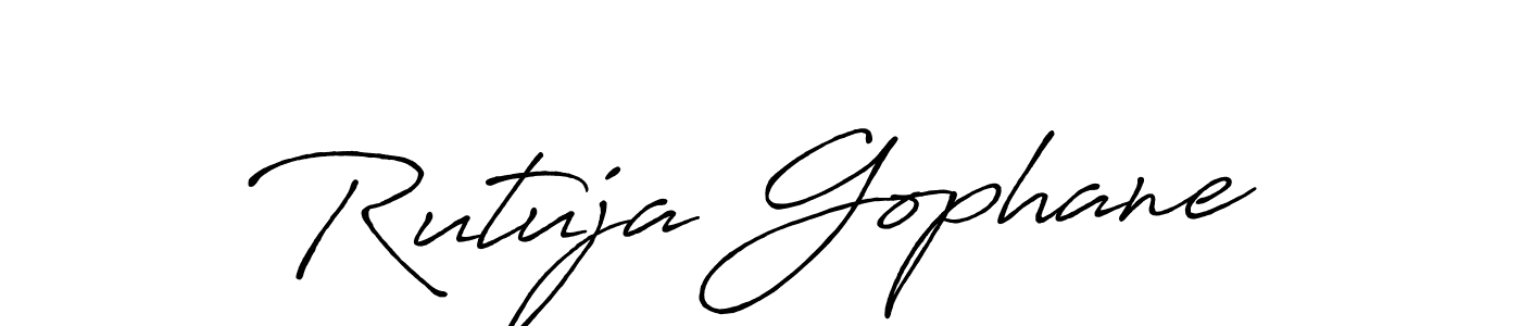 if you are searching for the best signature style for your name Rutuja Gophane. so please give up your signature search. here we have designed multiple signature styles  using Antro_Vectra_Bolder. Rutuja Gophane signature style 7 images and pictures png